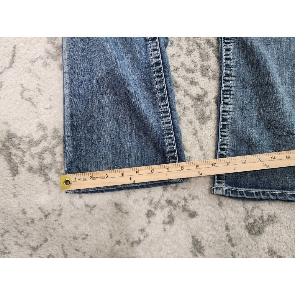Maurices Womens Size 7/8 Long Bootcut Medium Wash Stretch Denim - Picture 3 of 8